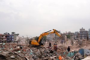 सरकारको डोजर आतंकविरुद्ध प्रदर्शन