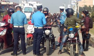 ट्राफिक कारवाही : एकैदिन २२ लाख १२ हजार राजस्व