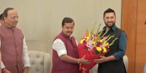 सभापति लामिछाने र भाजपा नेता नवीनबिच भेटवार्ता