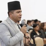 एमालेका सचेतक ऐन महरले भने, “बालेन सरकार मूर्दावाद !”