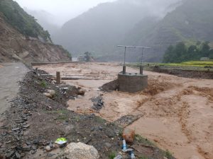 भोटेकोशीमा बाढी : मुग्लिनसम्म हाइ अलर्ट, १२३४ मा तत्काल सम्पर्क गर्न आग्रह